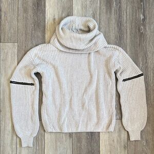 Vici Cream Turtleneck Sweater